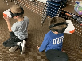 First Graders Experience Virtual Reality