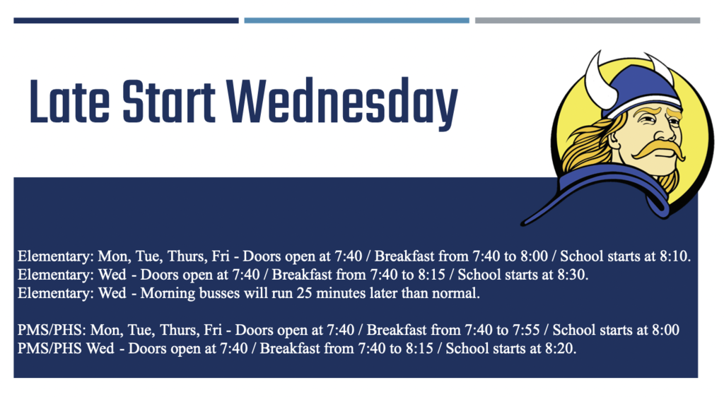 Late Start Wednesday