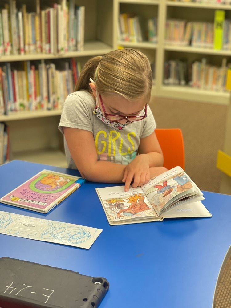 Students in Ms. Norrisโs class love Library day !