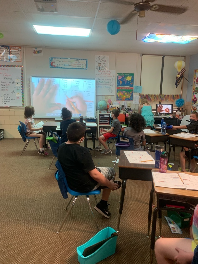 students teaching lessons in Ms. Pollard’s class
