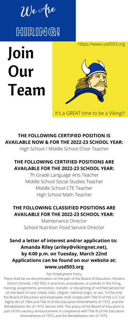 Join Our Team
