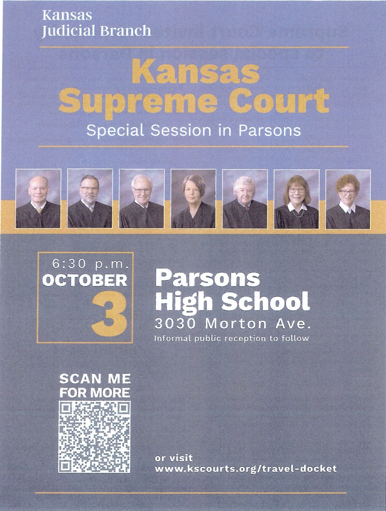 Kansas Supreme Court in Parsons SEE PDF