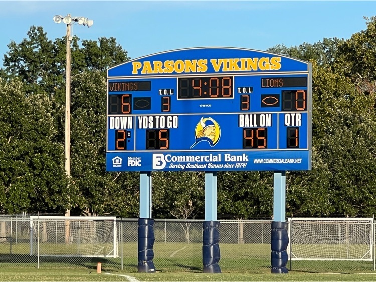 Parsons: 58, Baxter Springs: 0 