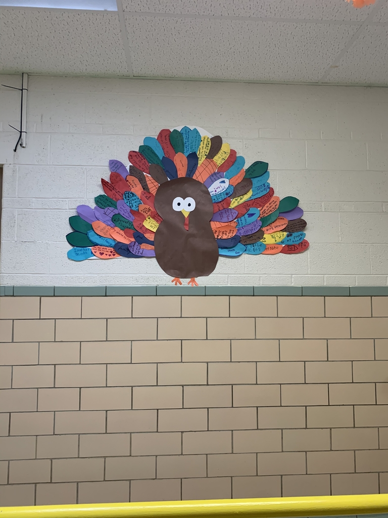 Thanky the thankful turkey created by Afterschool students and LIFE families