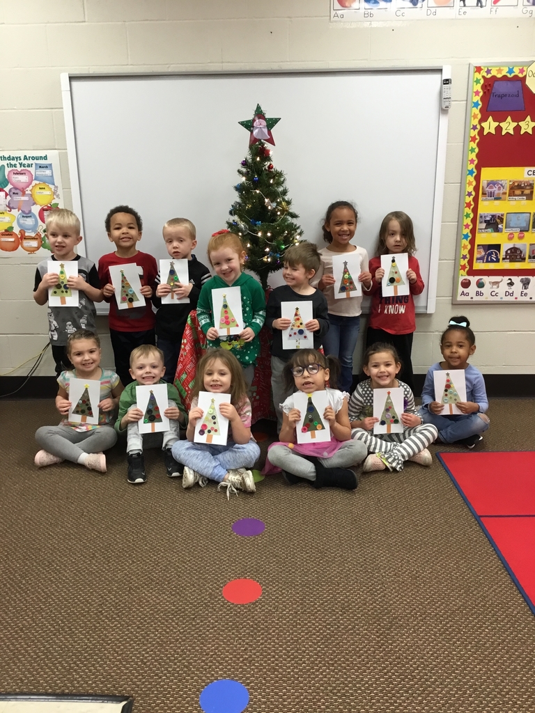 Mrs. Hansen’s classes made special cards for some of our troops.