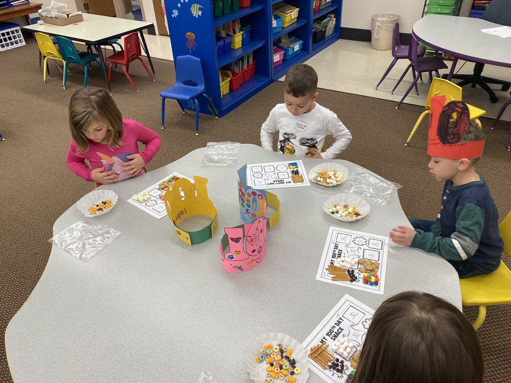 100th day snack sorting 