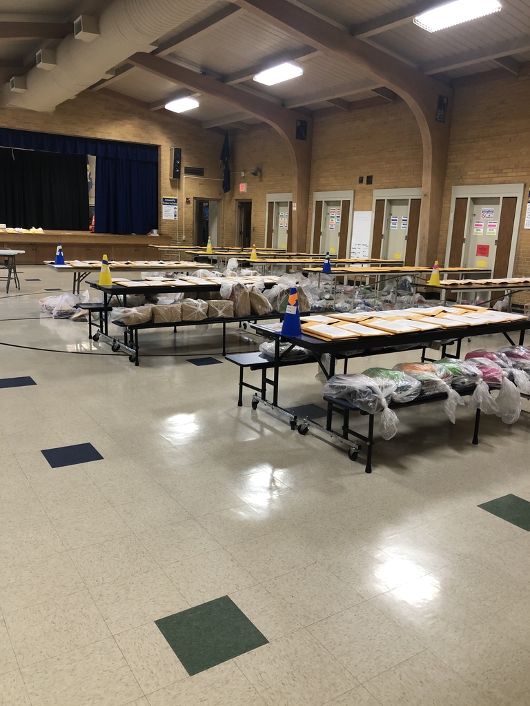 Garfield school is getting packages ready to send home with students on Monday